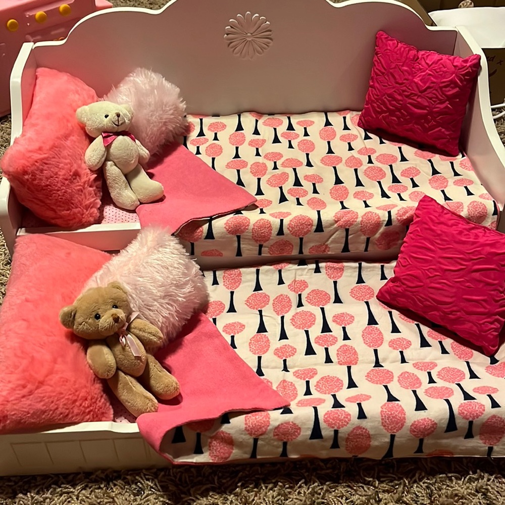 American girl doll pull out bunkbed